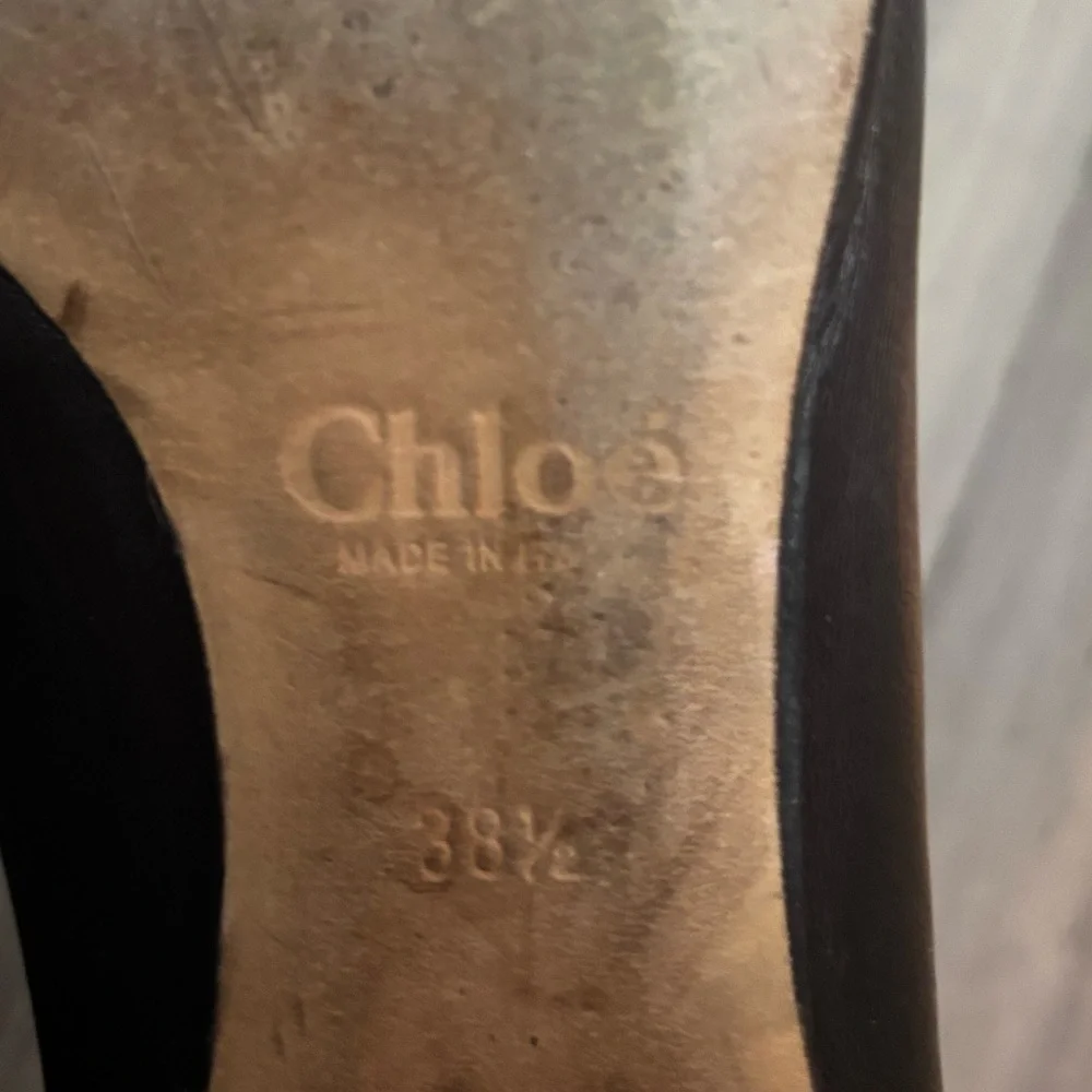 Chloe Lauren Leather Ballet Flats - Picture 3 of 6
